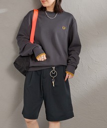 FRED PERRY（フレッドペリー）の「[FRED PERRY/フレッドペリー] ワンポイントロゴ刺繍 クルーネックスウェット M7535（スウェット）」