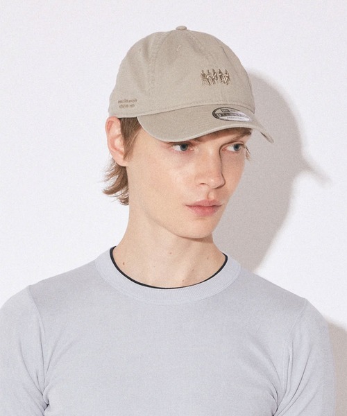 beautiful people（ビューティフルピープル）の「【beautiful people/ビューティフルピープル】NEWERA littlepeople embroidery cap/ニューエラ リトルピープルエンブロイダリーキャップ/帽子（キャップ・レディース・グレー/ベージュ/ブラック・MEDIUM）」の5枚目の写真