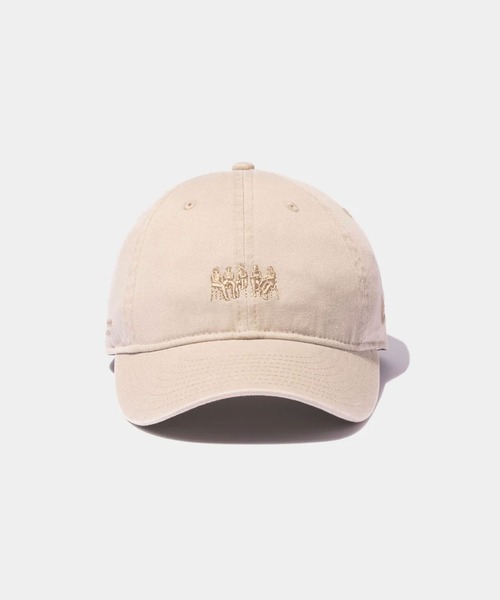 beautiful people（ビューティフルピープル）の「【beautiful people/ビューティフルピープル】NEWERA littlepeople embroidery cap/ニューエラ リトルピープルエンブロイダリーキャップ/帽子（キャップ・レディース・グレー/ベージュ/ブラック・MEDIUM）」の6枚目の写真