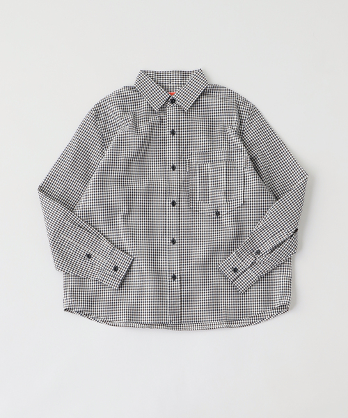Laid．B（レイドビー）の「Laid.B / レイドビー INSIDE OUT POCKET SHIRT（シャツ/ブラウス・メンズ・ホワイト/ブラウン・1）」の2枚目の写真