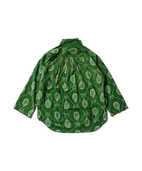 PUEBCO(プエブコ)の「PULLOVER SHIRT: TENNIS PRINT(シャツ/ブラウス・メンズ・グリーン系その他・MEDIUM/LARGE)」の2枚目の写真