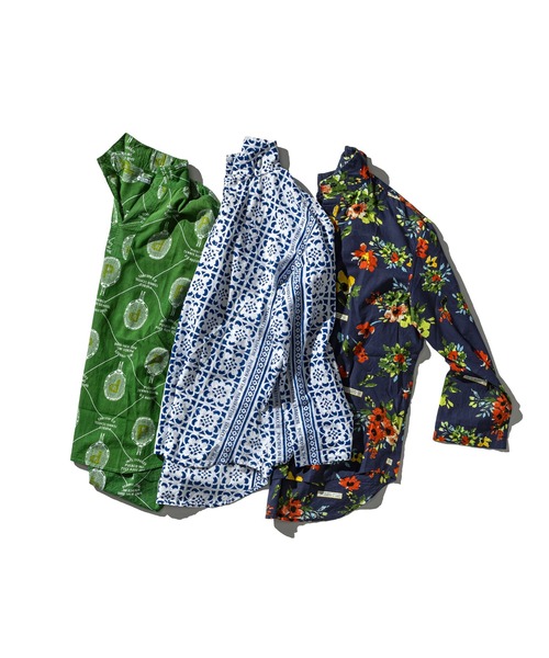PUEBCO(プエブコ)の「PULLOVER SHIRT: TENNIS PRINT(シャツ/ブラウス・メンズ・グリーン系その他・MEDIUM/LARGE)」の4枚目の写真