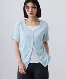 layered button tops / レイヤードボタントップス