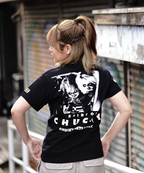 ハードコアチョコレート(ハードコアチョコレート)の「チャッキーの花嫁(ウェディングブラック)(Tシャツ/カットソー・メンズ・ブラック・XX-LARGE/X-LARGE/LARGE)」の4枚目の写真