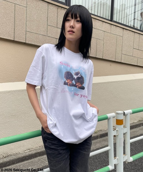 DRIP STUDIO(ドリップスタジオ)の「デザインプリントTシャツ(Tシャツ/カットソー・レディース・ブラック/オフホワイト・L/M)」の4枚目の写真