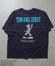 【TOM&JERRY/トム&ジェリー】トムジェリ オーバーサイズ プリント Tシャツ