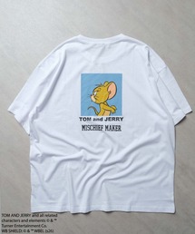 TOM&JERRY（トムアンドジェリー）の「【TOM&JERRY/トム＆ジェリー】トムジェリ　オーバーサイズ プリント Tシャツ（Tシャツ/カットソー）」