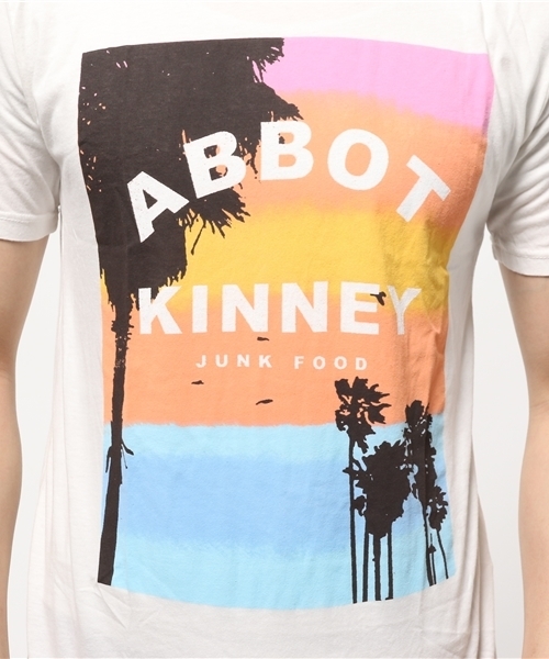 JUNK FOOD（ジャンクフード）の「ABBOT KINNEY シャツ（Tシャツ/カットソー・メンズ・オフホワイト・MEDIUM）」の3枚目の写真