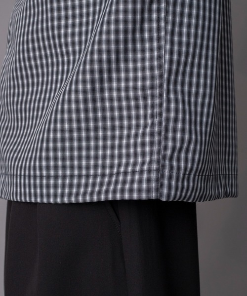 BROWNY(ブラウニー)の「BROWNY/【26年春夏新作】ミニオンブレZIPシャツ(シャツ/ブラウス・メンズ・ブルー系その他2/ブラック系その他2・LARGE/MEDIUM)」の8枚目の写真
