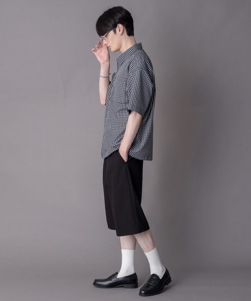 BROWNY(ブラウニー)の「BROWNY/【26年春夏新作】ミニオンブレZIPシャツ(シャツ/ブラウス・メンズ・ブルー系その他2/ブラック系その他2・LARGE/MEDIUM)」の21枚目の写真