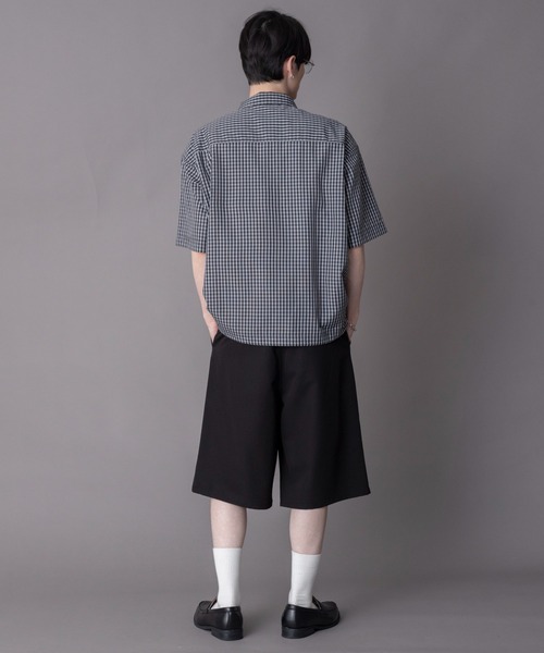 BROWNY(ブラウニー)の「BROWNY/【26年春夏新作】ミニオンブレZIPシャツ(シャツ/ブラウス・メンズ・ブルー系その他2/ブラック系その他2・LARGE/MEDIUM)」の22枚目の写真
