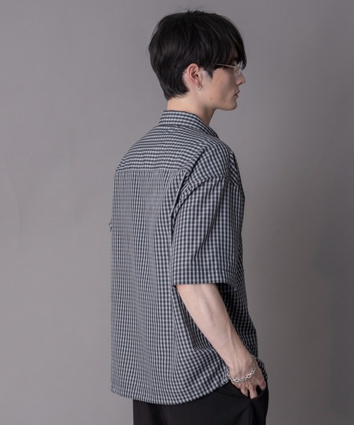 BROWNY(ブラウニー)の「BROWNY/【26年春夏新作】ミニオンブレZIPシャツ(シャツ/ブラウス・メンズ・ブルー系その他2/ブラック系その他2・LARGE/MEDIUM)」の12枚目の写真