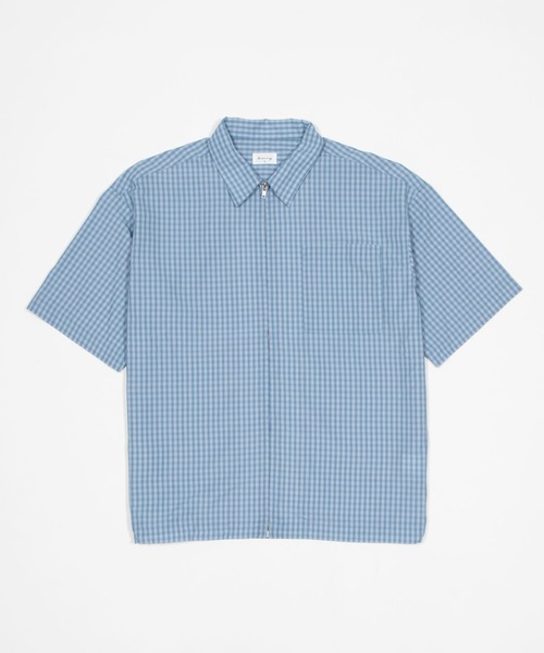 BROWNY(ブラウニー)の「BROWNY/【26年春夏新作】ミニオンブレZIPシャツ(シャツ/ブラウス・メンズ・ブルー系その他2/ブラック系その他2・LARGE/MEDIUM)」の16枚目の写真