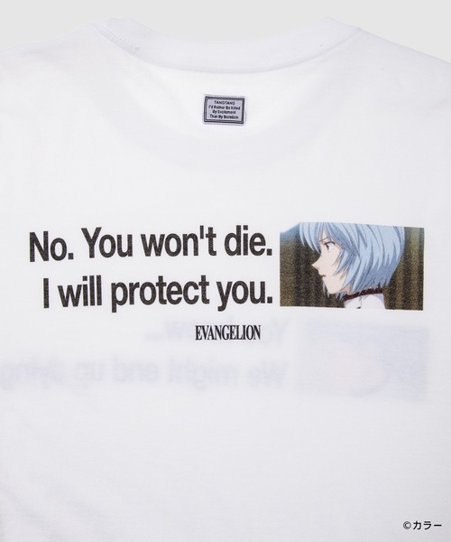 TANGTANG(タンタン)の「EVANGELION/YOU WON'T DIE(Tシャツ/カットソー・メンズ・ホワイト・M/S)」の4枚目の写真