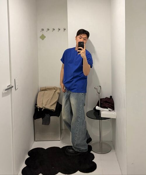 SLOWACID（スローアシッド）の「ユーズドティンウォッシュデニムパンツ[ブルー]（デニムパンツ・レディース・その他・SMALL/MEDIUM/LARGE）」の14枚目の写真