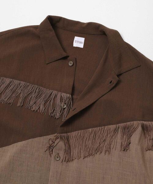 KBF（ケイビーエフ）の「Siltrata　Fringe pattern shirts（シャツ/ブラウス・レディース・ブラウン系その他/グリーン系その他/ホワイト系その他・FREE）」の19枚目の写真