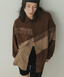 KBF | Siltrata　Fringe pattern shirts(シャツ/ブラウス)
