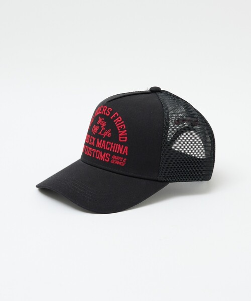 DEUS EX MACHINA（デウスエクスマキナ）の「【DEUS EX MACHINA / デウスエクスマキナ】Shock Ones Trucker Cap / トラッカーキャップ / ユニセックス（キャップ・メンズ・ネイビー/ブラック/カーキ・フリー）」の2枚目の写真