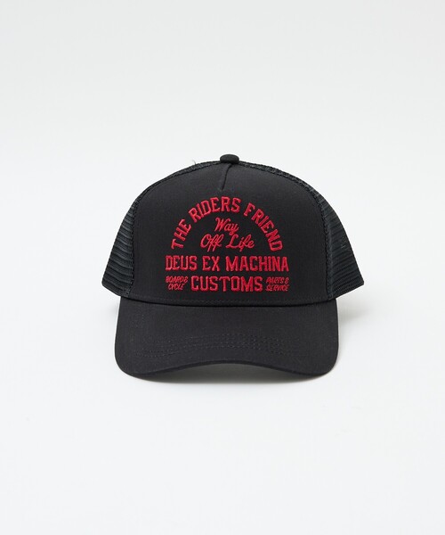 DEUS EX MACHINA（デウスエクスマキナ）の「【DEUS EX MACHINA / デウスエクスマキナ】Shock Ones Trucker Cap / トラッカーキャップ / ユニセックス（キャップ・メンズ・ネイビー/ブラック/カーキ・フリー）」の14枚目の写真