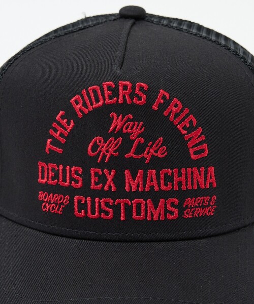 DEUS EX MACHINA（デウスエクスマキナ）の「【DEUS EX MACHINA / デウスエクスマキナ】Shock Ones Trucker Cap / トラッカーキャップ / ユニセックス（キャップ・メンズ・ネイビー/ブラック/カーキ・フリー）」の11枚目の写真