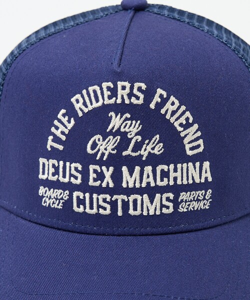 DEUS EX MACHINA（デウスエクスマキナ）の「【DEUS EX MACHINA / デウスエクスマキナ】Shock Ones Trucker Cap / トラッカーキャップ / ユニセックス（キャップ・メンズ・ネイビー/ブラック/カーキ・フリー）」の13枚目の写真