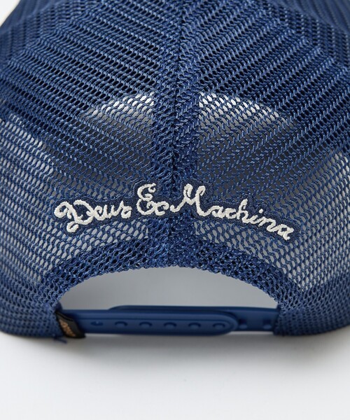 DEUS EX MACHINA（デウスエクスマキナ）の「【DEUS EX MACHINA / デウスエクスマキナ】Shock Ones Trucker Cap / トラッカーキャップ / ユニセックス（キャップ・メンズ・ネイビー/ブラック/カーキ・フリー）」の4枚目の写真