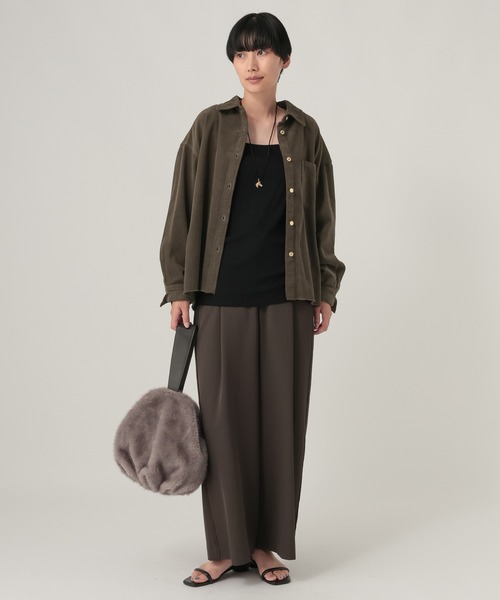 Elura(エルーラ)の「コーデュロイシャツ/1049457(シャツ/ブラウス・レディース・チャコールグレー/ピンク/オフホワイト・FREE)」の19枚目の写真