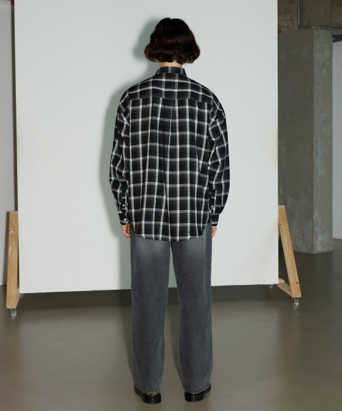 SIGNATURE（シグネチャ）の「ネイチャルグリッドチェックシャツ[ブラック]（シャツ/ブラウス・レディース・その他・LARGE/MEDIUM）」の11枚目の写真