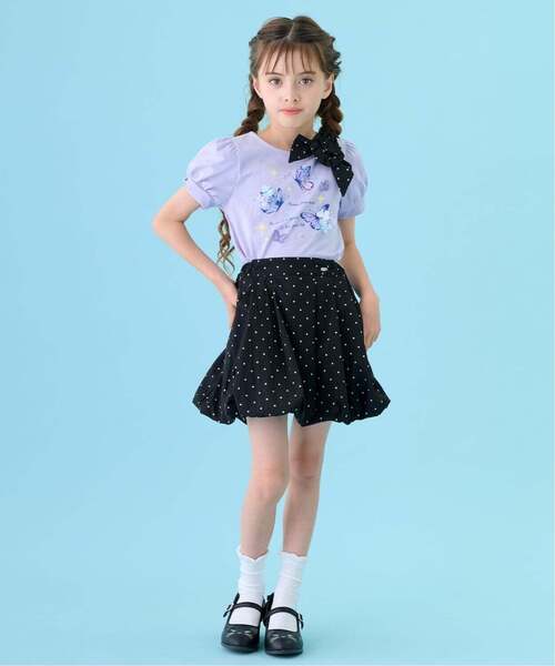 ANNA SUI mini（アナスイ・ミニ）の「バタフライドリーミーTシャツ（Tシャツ/カットソー・キッズ・ラベンダー/エメラルド・140cm/85-95cm/130cm/120cm/100-110cm）」の13枚目の写真