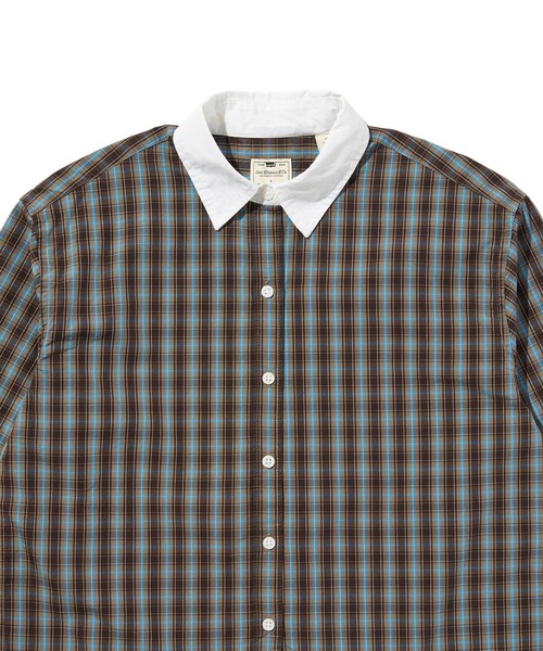 Levi's(リーバイス)の「Levi's/リーバイス ハーリー ロングスリーブ クロップド コントラストカラーシャツ(シャツ/ブラウス・レディース・ブラウン・XS/S/M)」の6枚目の写真