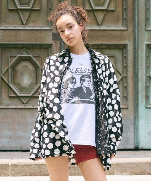rehacer(レアセル)の「rehacer : Hand Paint Dot Dolman Shirt / ハンドペイント ドット ドルマンシャツ(シャツ/ブラウス・メンズ・ブラック/ブルー・LARGE/MEDIUM/SMALL)」の11枚目の写真