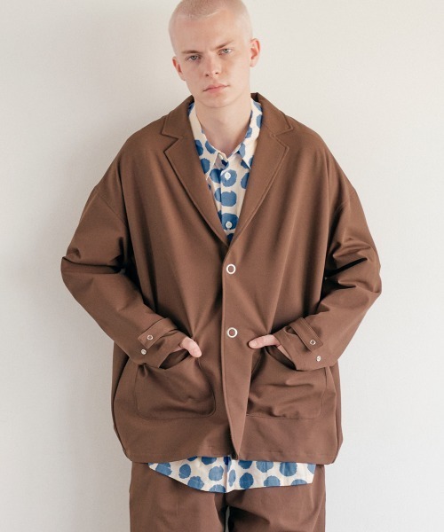 rehacer(レアセル)の「rehacer : Hand Paint Dot Dolman Shirt / ハンドペイント ドット ドルマンシャツ(シャツ/ブラウス・メンズ・ブラック/ブルー・LARGE/MEDIUM/SMALL)」の8枚目の写真