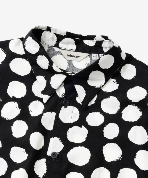 rehacer(レアセル)の「rehacer : Hand Paint Dot Dolman Shirt / ハンドペイント ドット ドルマンシャツ(シャツ/ブラウス・メンズ・ブラック/ブルー・LARGE/MEDIUM/SMALL)」の22枚目の写真