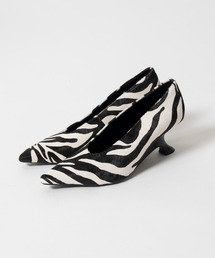 PRANK PROJECT | 【2026Summer Pre-Order】ポニーヘアカーブウェッジパンプス / Pony Hair Curve Wedge Pumps(パンプス)
