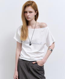 RAGLAN LETTERING TOP_IVORY