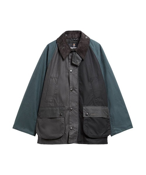 Barbour(バブアー)の「【BEDALE / ビデイル】パッチワーク ワックス ジャケット(テーラードジャケット・メンズ・ブラック・34/32/42/40/38/36)」の1枚目の写真