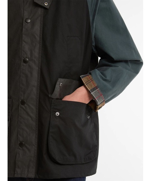 Barbour(バブアー)の「【BEDALE / ビデイル】パッチワーク ワックス ジャケット(テーラードジャケット・メンズ・ブラック・34/32/42/40/38/36)」の7枚目の写真