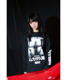 ハードコアチョコレート（ハードコアチョコレート）の「ムカデ人間 ４Kリマスター版ロングスリーブTシャツ(ロットワイラーブラック)（Tシャツ/カットソー）」