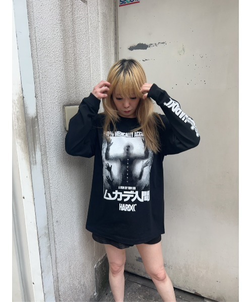 ハードコアチョコレート(ハードコアチョコレート)の「ムカデ人間 4Kリマスター版ロングスリーブTシャツ(ロットワイラーブラック)(Tシャツ/カットソー・メンズ・ブラック・LARGE/X-LARGE/XX-LARGE)」の10枚目の写真