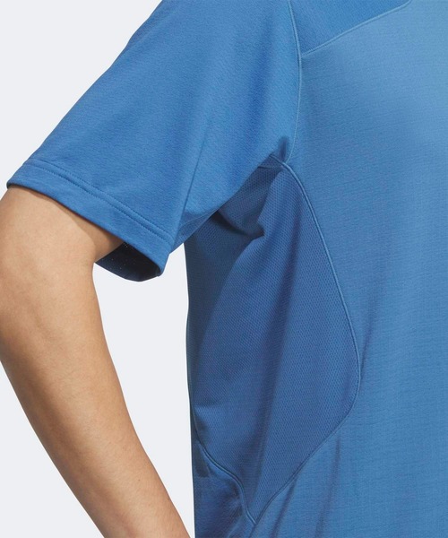 adidas（アディダス）の「テック エッセンシャルズ クールタッチ レギュラーフィット ステルス スリーバー 半袖Tシャツ / アディダス adidas（Tシャツ/カットソー・メンズ・ブルー・XX-LARGE/3XL/LARGE/MEDIUM/SMALL/X-LARGE/X-SMALL）」の4枚目の写真