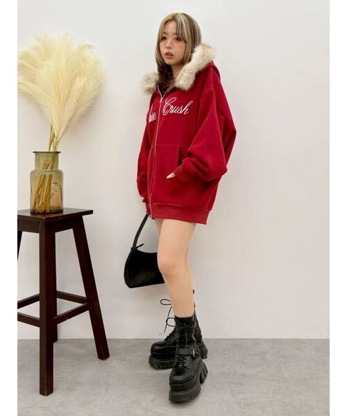 EVRIS（エヴリス）の「【厚底】バックルベルトエンジニアブーツ（ブーツ・レディース・ブラック/その他1/ブラウン・LARGE/MEDIUM/SMALL）」の15枚目の写真