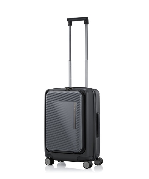 Samsonite(サムソナイト)の「サムソナイト ZIPPRIX FT スピナー 55/20 エキスパンダー FT ガンメタル(スーツケース/キャリーバッグ・メンズ・ブラック系・S)」の1枚目の写真