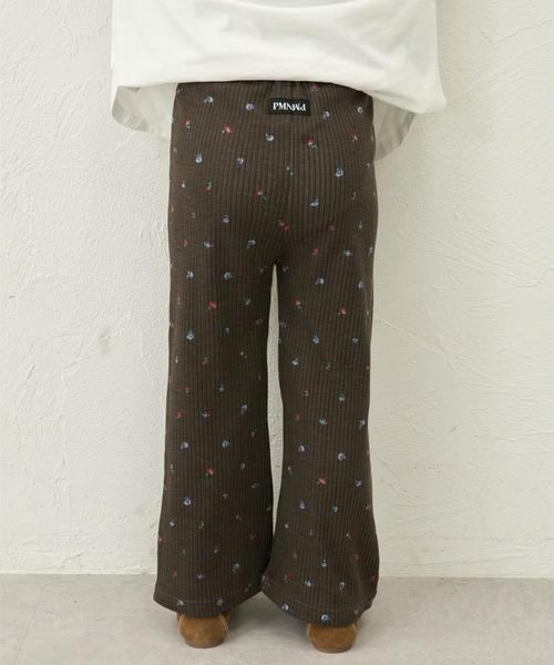 pairmanon（ペアマノン）の「【90-150cm】リブカットアソートガラワイドパンツ（その他パンツ・キッズ・ブラック/ブルー/パープル/ブラウン/ネイビー/ブラウン系その他・100/110/90/150/140/120/130）」の3枚目の写真