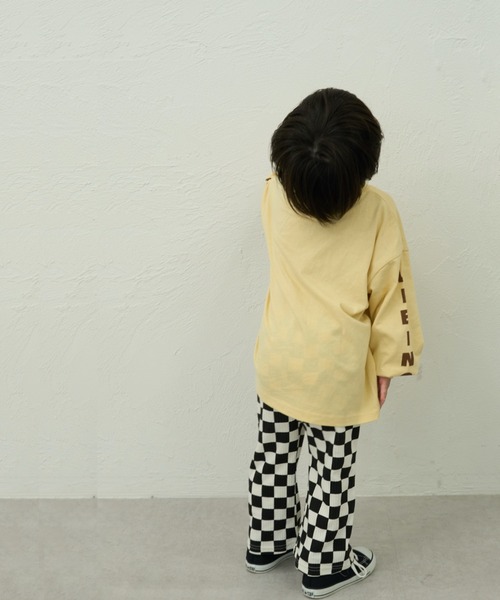 pairmanon（ペアマノン）の「【90-150cm】リブカットアソートガラワイドパンツ（その他パンツ・キッズ・ブラック/ブルー/パープル/ブラウン/ネイビー/ブラウン系その他・100/110/90/150/140/120/130）」の9枚目の写真