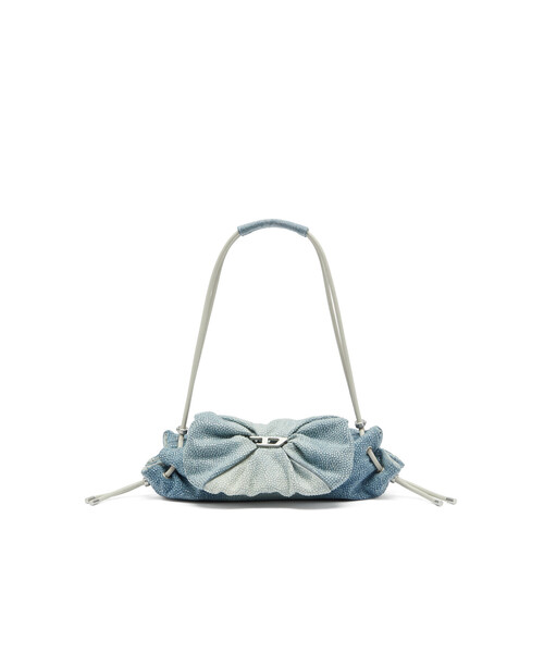DIESEL(ディーゼル)の「ウィメンズ ショルダーバッグ SCRUNCH-D SHOULDER S(ショルダーバッグ・レディース・インディゴブルー・UNI)」の1枚目の写真