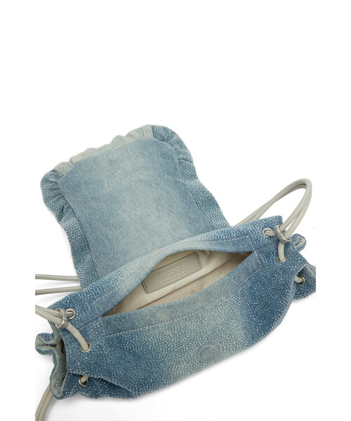 DIESEL(ディーゼル)の「ウィメンズ ショルダーバッグ SCRUNCH-D SHOULDER S(ショルダーバッグ・レディース・インディゴブルー・UNI)」の6枚目の写真