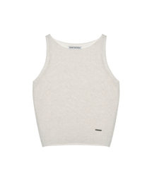 LINEN BLEND KNIT TOP_OATMEAL