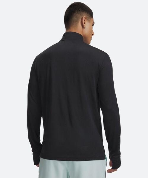 UNDER ARMOUR(アンダーアーマー)の「UAベロシティ 1/4ジップ トップス(ランニング/メンズ)(Tシャツ/カットソー・メンズ・ブラック・L/M/XL/2XL/S)」の2枚目の写真