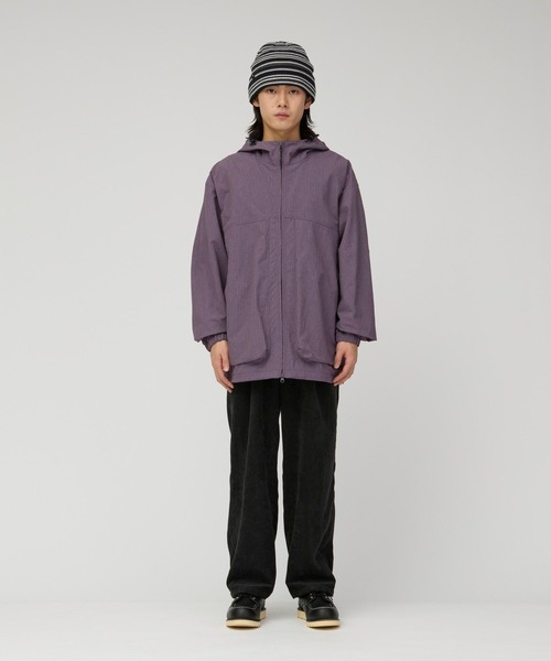 Snow Peak(スノーピーク)の「Snow Peak / KASURI Ripstop Jacket リップストップジャケット(マウンテンパーカー・メンズ・ダークパープル/ライトブルー/ブラック・M/L/S/XL)」の6枚目の写真