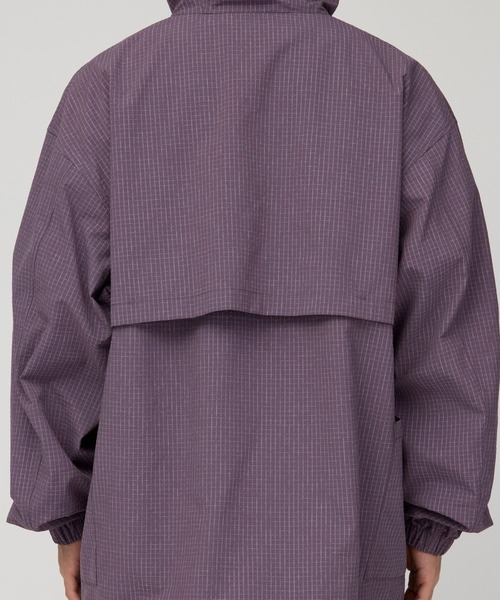 Snow Peak(スノーピーク)の「Snow Peak / KASURI Ripstop Jacket リップストップジャケット(マウンテンパーカー・メンズ・ダークパープル/ライトブルー/ブラック・M/L/S/XL)」の13枚目の写真